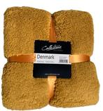 PLAID SWEDEN GOLDEN GLOW OCHER YELLOW 150X200 CM NIEUW, Huis en Inrichting, Woonaccessoires | Plaids en Woondekens, -, -, Nieuw