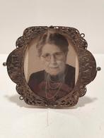 Antieke zilveren beugeltas fotolijst, Ophalen of Verzenden