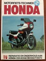 werkplaatshandboek HONDA CBX400 CBX550 1982-1986 *NIEUW & NL, Ophalen of Verzenden, Overige merken