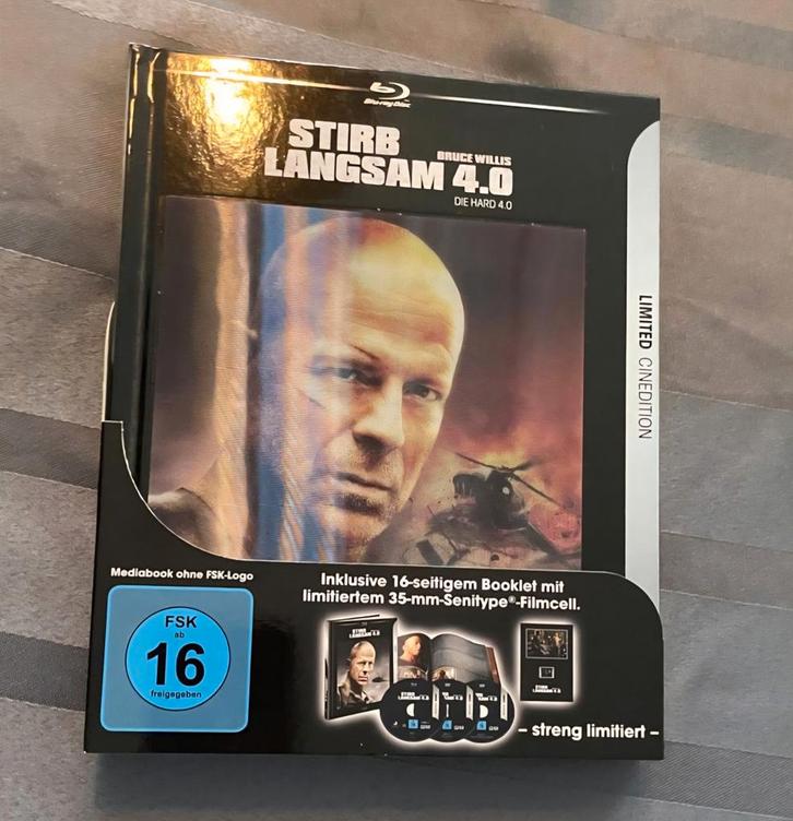 Die Hard 4.0 Limited Cine-Edition Blu-ray - Nieuw!, Cd's en Dvd's, Blu-ray, Nieuw in verpakking, Actie, Boxset, Ophalen of Verzenden