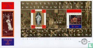 FDC E391 Koningin Wilhelmina 1998 NL onbeschreven beschikbaar voor biedingen