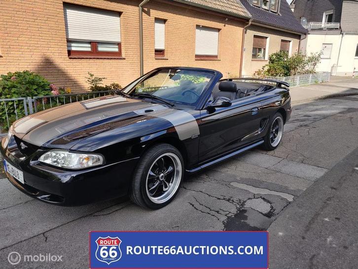 Ford Mustang GT Cabriolet | 1994 | Route 66 Auctions, Auto's, Oldtimers, Bedrijf, Te koop, Ford, Benzine, Overige carrosserieën