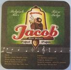 bierviltje Broeder Jacob triple met tekst van Vader Jacob, Verzamelen, Biermerken, Ophalen of Verzenden, Zo goed als nieuw, Viltje(s)