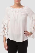 Ribkoff elegante blouse offshoulder wit met kant detail 38, Maat 38/40 (M), Verzenden, Wit, Joseph Ribkoff