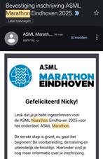ASML Marathon Eindhoven 2025 FULL MARATHON, Tickets en Kaartjes, Eén persoon