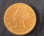 Usa 10 Dollars 1901, Ophalen of Verzenden, Noord-Amerika, Losse munt, Goud