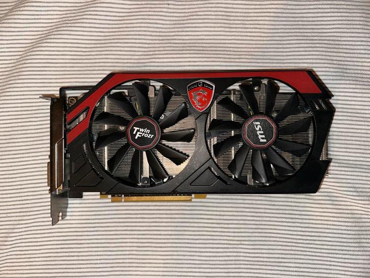 Msi Nvidia GTX 760, Computers en Software, Videokaarten, Gebruikt, Nvidia, PCI-Express 3.0, GDDR5, HDMI, DisplayPort, DVI, Ophalen of Verzenden