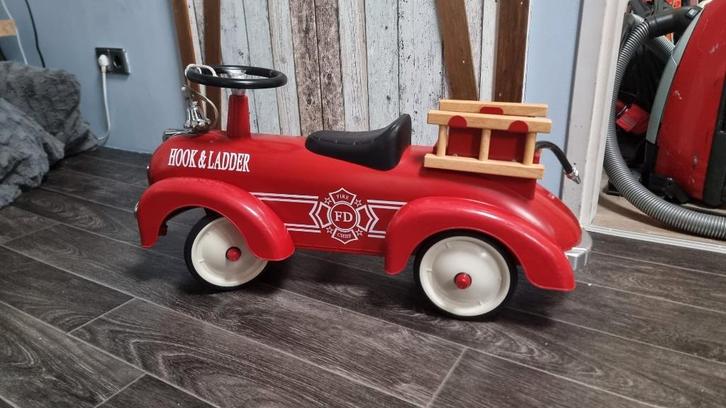 Hook & Ladder brandweer loopauto, Kinderen en Baby's, Speelgoed | Buiten | Voertuigen en Loopfietsen, Zo goed als nieuw, Loopvoertuig