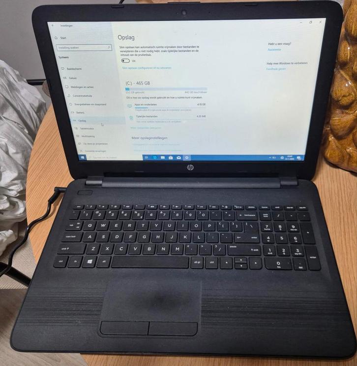 HP Laptop - Intel i3 6e gen - Geen batterij/oplader, Computers en Software, Windows Laptops, Gebruikt, 15 inch, HDD, 2 tot 3 Ghz
