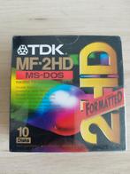 sealed TDK MF-2HD ms-dos floppy disks, Ophalen of Verzenden, Nieuw, Overige typen