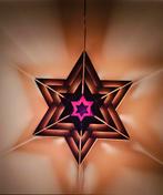 Mooie hangende houten kerstster met verlichting, Diversen, Kerst, Ophalen, Zo goed als nieuw