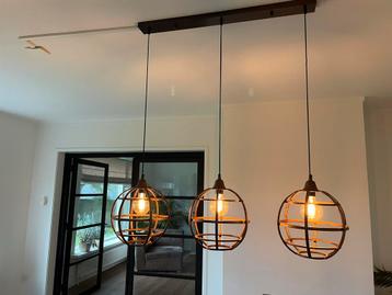 Industriële Hanglamp met 3 Lampen beschikbaar voor biedingen