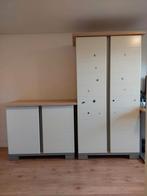 Mooie Kommode en bijbehorende kledingkast, Ophalen, Gebruikt, 100 tot 150 cm, Met hangruimte
