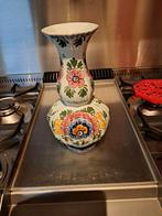 Antieke Handbeschilderde Knobbel Vaas - Gaaf!, Antiek en Kunst, Ophalen of Verzenden