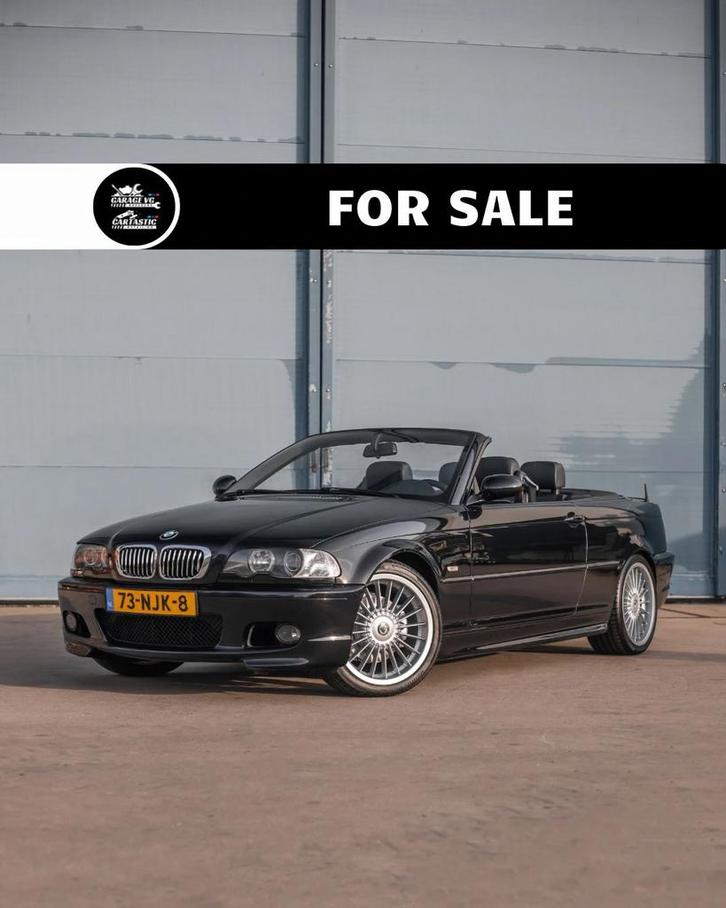 BMW E46 320Ci Cabrio M-Sport | Aut  | Hardtop | Apple CP, Auto's, BMW, Bedrijf, 3-Serie, ABS, Airbags, Airconditioning, Alarm