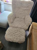 Teddy Stoel - Fluffy & Comfortabel, Huis en Inrichting, Fauteuils, Ophalen of Verzenden, Gebruikt, Stof, Teddy