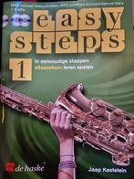 Easy steps 1 saxofoon, Les of Cursus, Ophalen of Verzenden, Zo goed als nieuw
