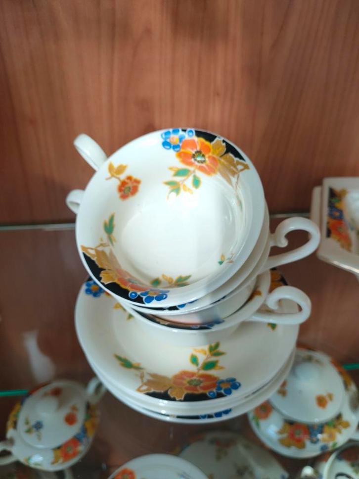 Mosa plateel Oostindische kers, Antiek en Kunst, Antiek | Servies compleet, Ophalen