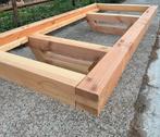 Handgemaakt douglas houten bed 220cm, Huis en Inrichting, Slaapkamer | Bedden, Eenpersoons, Ophalen of Verzenden, Zo goed als nieuw