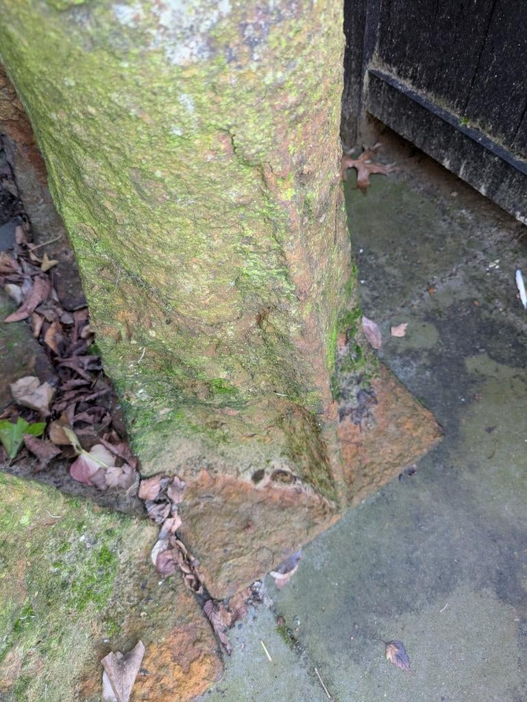 Ouderwetse metalen meerpalen - 165 cm, Tuin en Terras, Ophalen, Gebruikt, Minder dan 180 cm, Palen