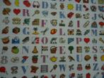 sticker oud STICKERVEL BIJLAGE strip pop art alfabet retro, Verzenden, Zo goed als nieuw, Bedrijf of Vereniging
