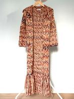 Prachtig lang vest Braez oranje/bruin maat S, Ophalen of Verzenden, Zo goed als nieuw, Maat 36 (S), Bruin