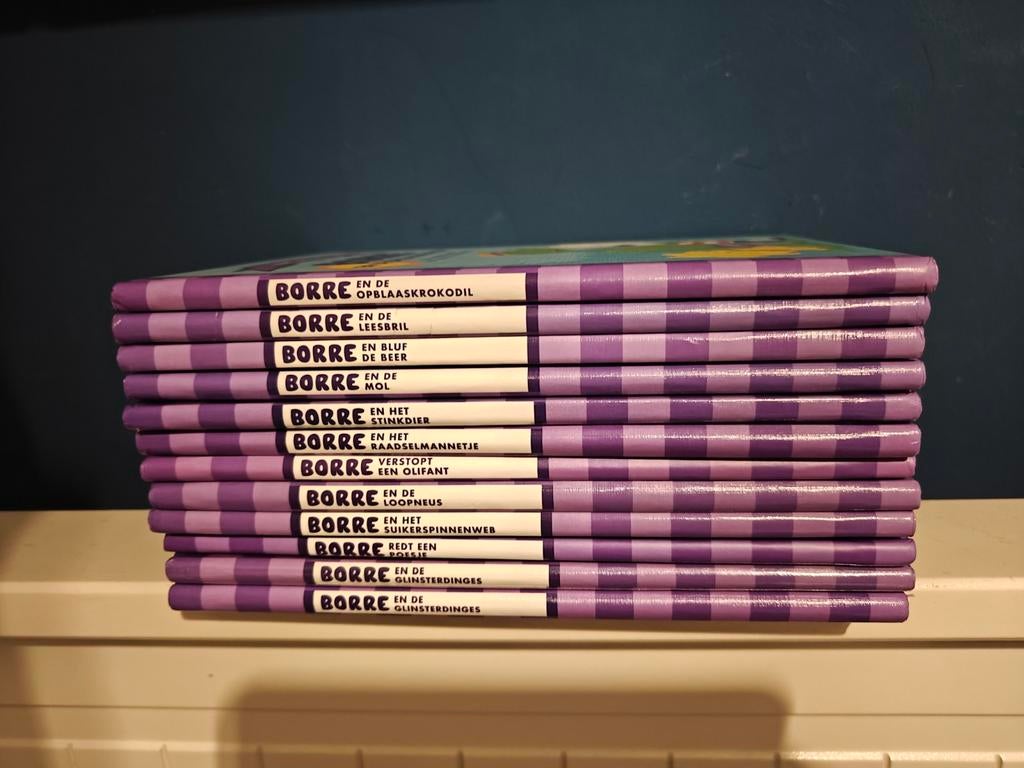 12 Borre boekjes van groep 1/2., Verzamelen, Speelkaarten, Jokers en Kwartetten, Ophalen of Verzenden, Speelkaart(en)