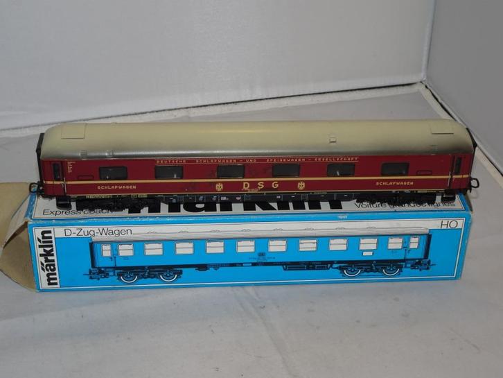 Marklin DSG slaapwagon 4064 in VVP (#594), Hobby en Vrije tijd, Modeltreinen | H0, Zo goed als nieuw, Wagon, Wisselstroom, Märklin