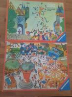 2 ravensburger puzzels  280st. Tijl Uilenspiegel en Kermis, Ophalen of Verzenden