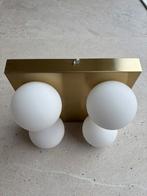 MADE IP65 plafondlamp messing 4 bollen – LED (26x26 cm), Ophalen of Verzenden, Zo goed als nieuw, Metaal