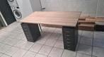 Te Koop: Ruim Bureaublad 160x80 cm Midden eiken, Ophalen, Zo goed als nieuw