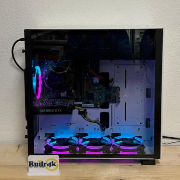 Custom Game PC RGB Wit i5 9Th GTX 1660 Super desktop beschikbaar voor biedingen