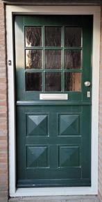 Hardhouten voordeur, Ophalen, Zo goed als nieuw, Buitendeur, 200 tot 215 cm