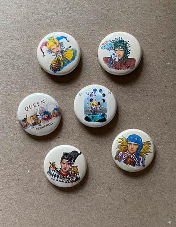 QUEEN #2 buttons speldjes pins INNUENDO Freddie Mercury beschikbaar voor biedingen