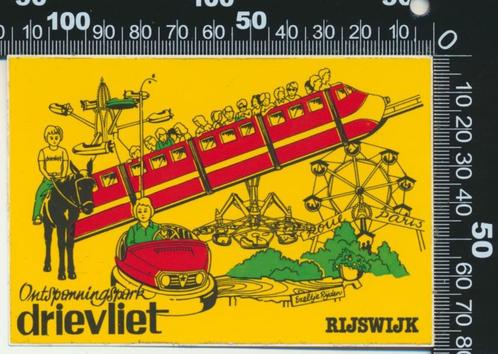 Sticker: Ontspanningspark Drievliet - Rijswijk (3), Verzamelen, Stickers, Zo goed als nieuw, Bedrijf of Vereniging, Ophalen of Verzenden