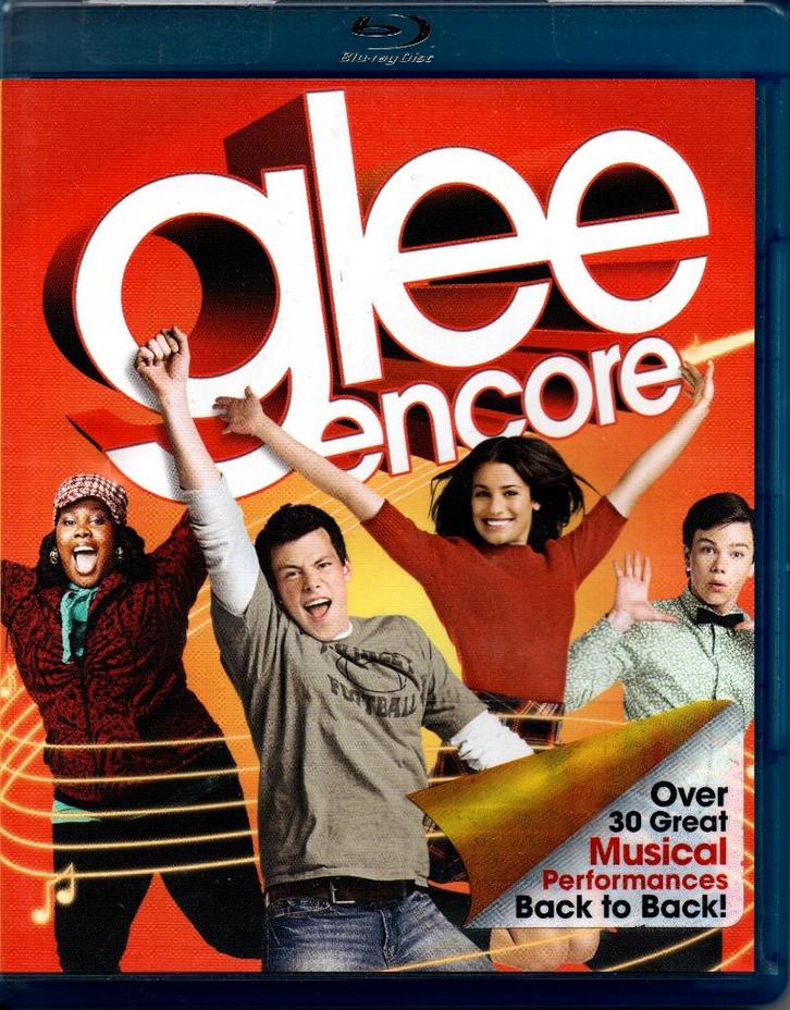Glee Encore - Blu-ray - Regio A - Soundtrack Video, Cd's en Dvd's, Blu-ray, Zo goed als nieuw, Muziek en Concerten, Ophalen
