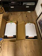 2 Gloednieuwe postcodeloterij koffers, in de doos., Ophalen, 50 tot 60 cm, Hard kunststof, Zo goed als nieuw