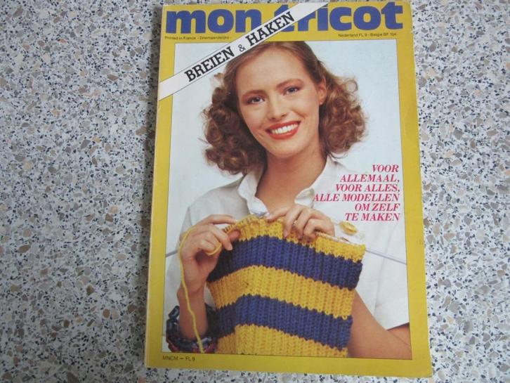 Mon Tricot - breien & haken, Hobby en Vrije tijd, Breien en Haken, Gebruikt, Breien of Haken, Patroon of Boek, Verzenden