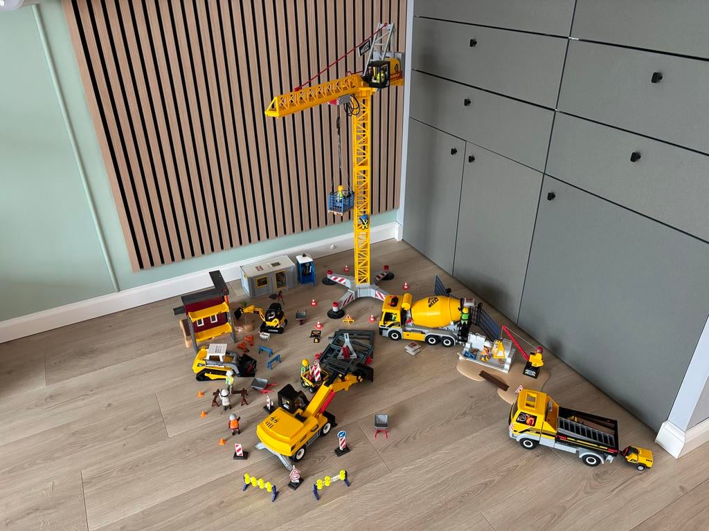 Playmobil City Action Bouwplaats, Kinderen en Baby's, Speelgoed | Playmobil, Ophalen of Verzenden, Zo goed als nieuw, Complete set
