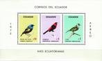 Ecuador 1974 Vogels Dieren, Dier of Natuur, Verzenden, Postfris