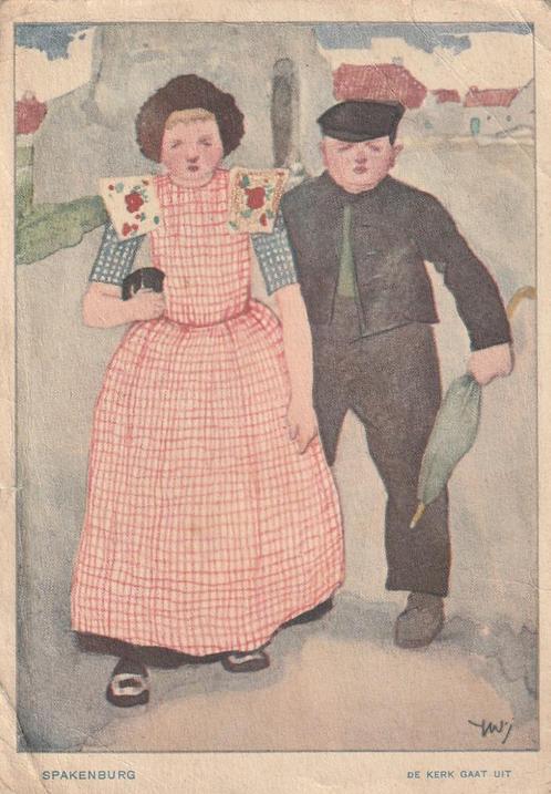 Voor het kind. Dec. 1932 Tiende serie no. 4 - Spakenburg, Verzamelen, Ansichtkaarten | Themakaarten, Ongelopen, 1920 tot 1940