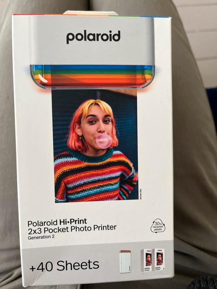 Polaroid Hi-Print 2x3 Pocket Fotoprinter - Nieuw, Computers en Software, Printers, Nieuw, Fotoprinter, Overige technieken, Kleur printen