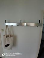 Kapstok Rvs met zwarte haken, Zo goed als nieuw, Minder dan 100 cm, Metaal, Ophalen