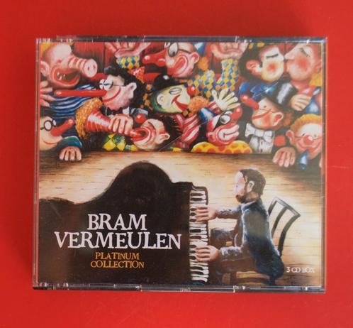 3cd-box Bram Vermeulen Platinum collection met oa Politiek, Cd's en Dvd's, Cd's | Nederlandstalig, Levenslied of Smartlap, Boxset