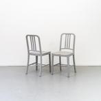 6 x Emeco 111 Navy Chair Grijs - Recycled Pet, Huis en Inrichting, Stoelen, Ophalen of Verzenden, Zo goed als nieuw, Grijs, Kunststof