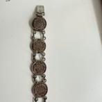 Wilhelmina dubbeltjes armband, Sieraden, Tassen en Uiterlijk, Armbanden, Gebruikt, Ophalen of Verzenden, Met bedels of kralen