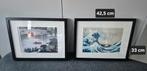 Japanse prenten ingelijst, Minder dan 50 cm, Ophalen of Verzenden, Minder dan 50 cm, Print