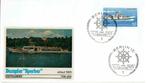 F015 Duitsland Berlijn 1975 Sperber Stoompassagiersschip, Postzegels en Munten, Postzegels | Eerstedagenveloppen, Onbeschreven