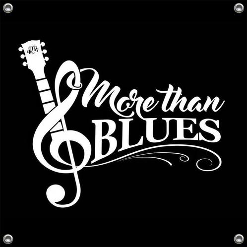 Tuinposter-Schuttingposter More than Blues 100x100cm, Tuin en Terras, Tuinwanddecoratie, Nieuw, Verzenden