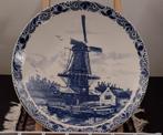 Delfs blauw bord windmolen, Antiek en Kunst, Ophalen of Verzenden